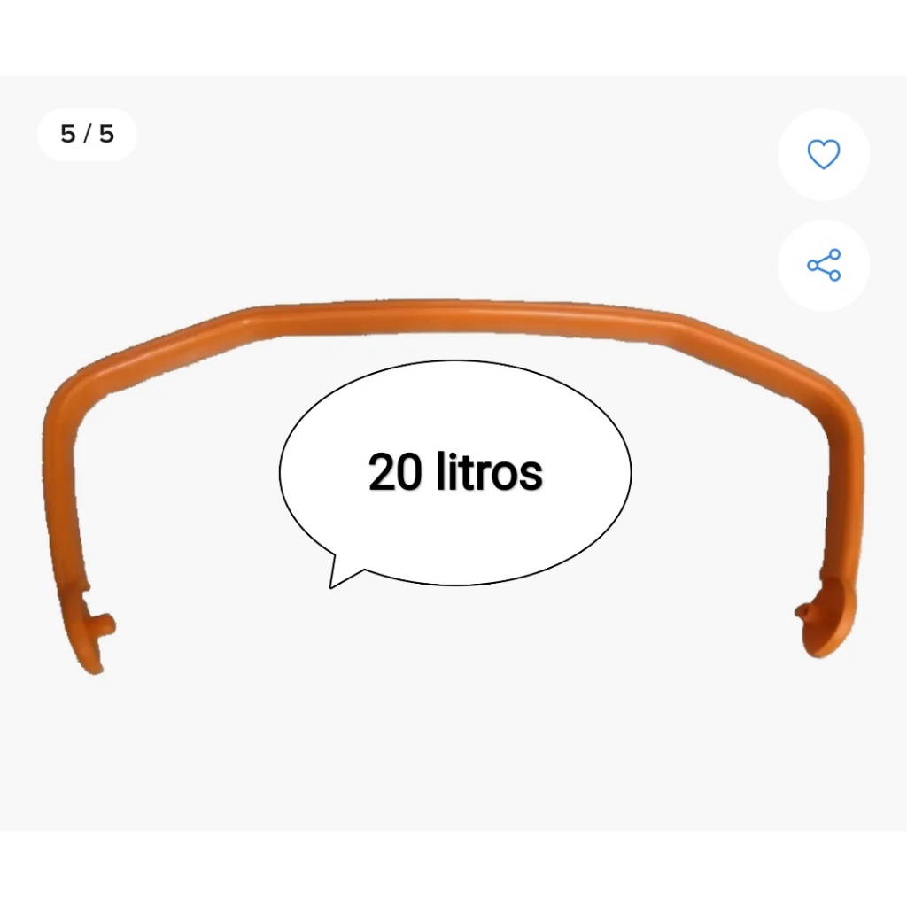 Alça para caixa termica termolar 20 litros 10120 - peça de reposição original