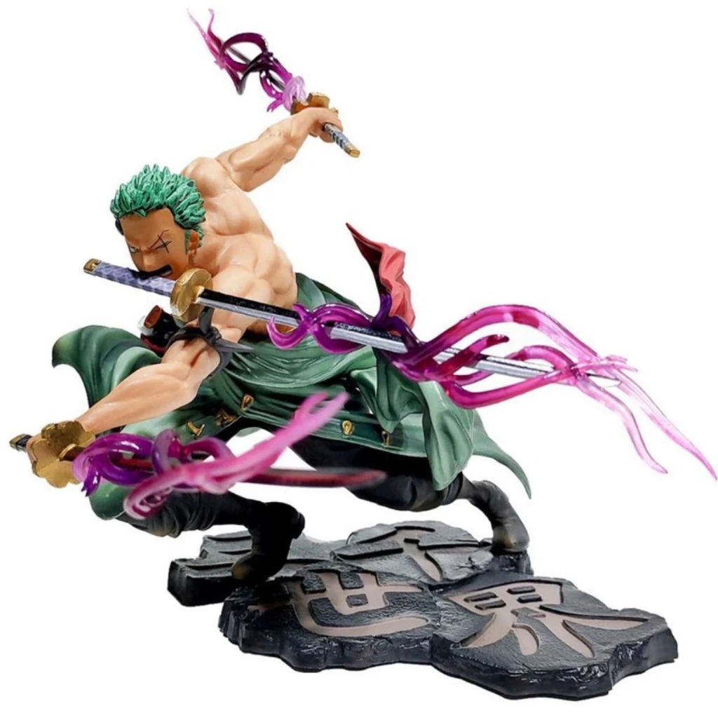 Boneco Roronoa Zoro Action Figure Anime One Piece Grandline