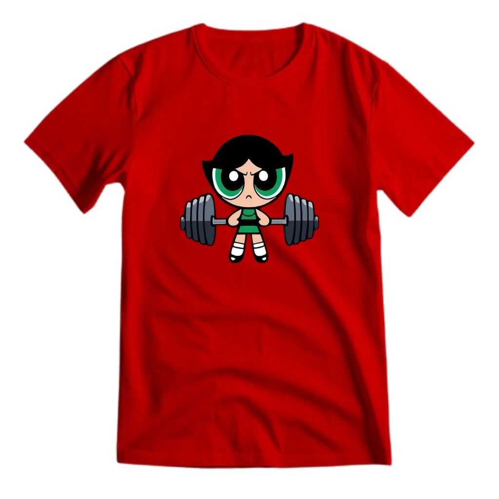 Camisa Feminina Camiseta Docinho Meninas Super Poderosas Treino Academia 100% Algodão Premium