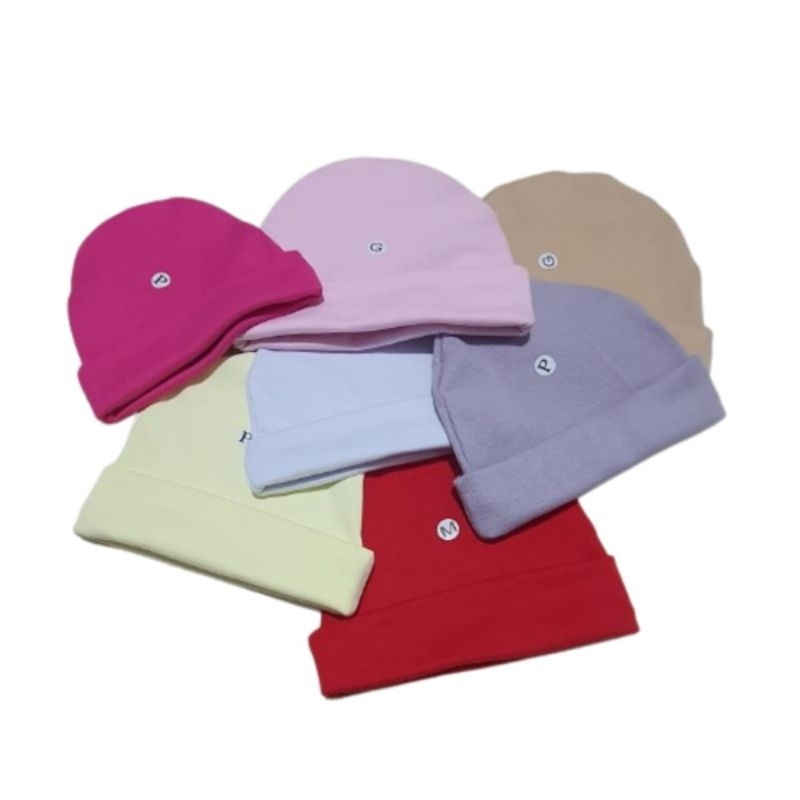 Kit Toucas de Bebê P, M, G, GG Menino ou Menina 3 Toucas Cores Sortidas em Oferta na Shopee