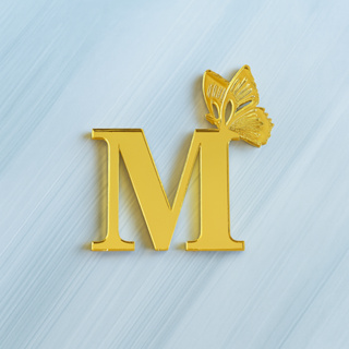 kit 10 Letra Acrílico 4cm com Borboleta – Decoração Festa, Lembrancinha Luxo 4cm em Oferta na Shopee