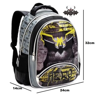 Mochila de costas Batman Homem Morcego creche 32x24x14cm em Oferta na Shopee
