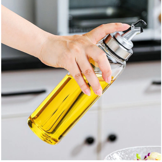 Galheteiro Porta Vinagre Azeite Oleo 300ml Transparente Cozinha
