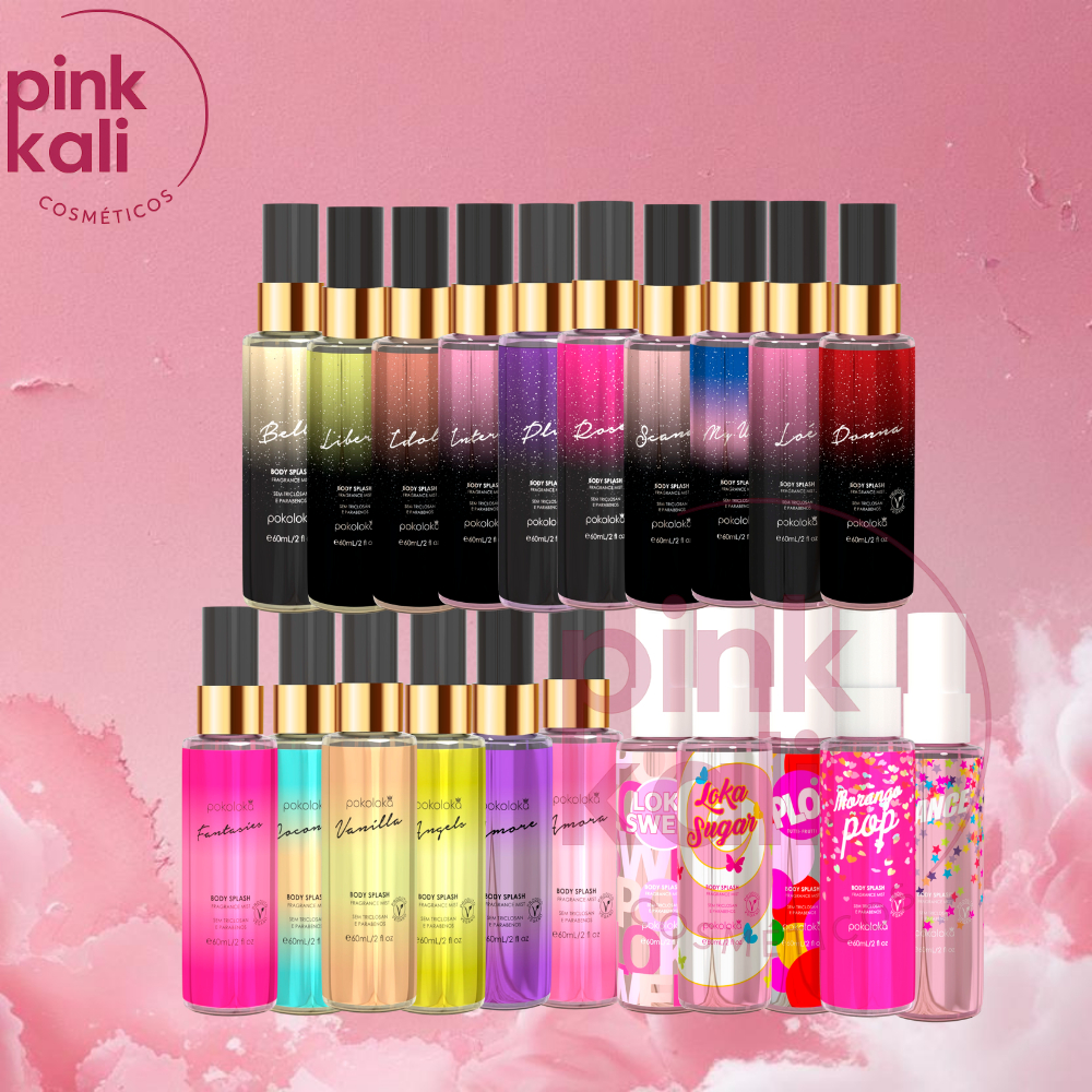 ESCOLHA: Body Splash 60ml POKOLOKA spray corporal perfumado pos banho viagem