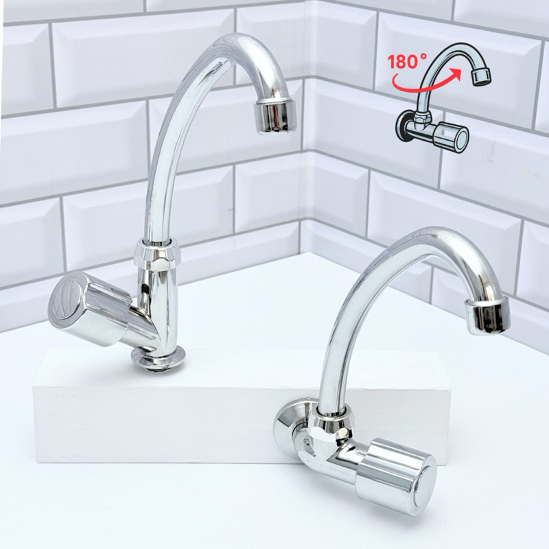 Torneira Giratoria Bancada Mesa Para Cozinha Pia Lavabo Lavanderia em Oferta na Shopee