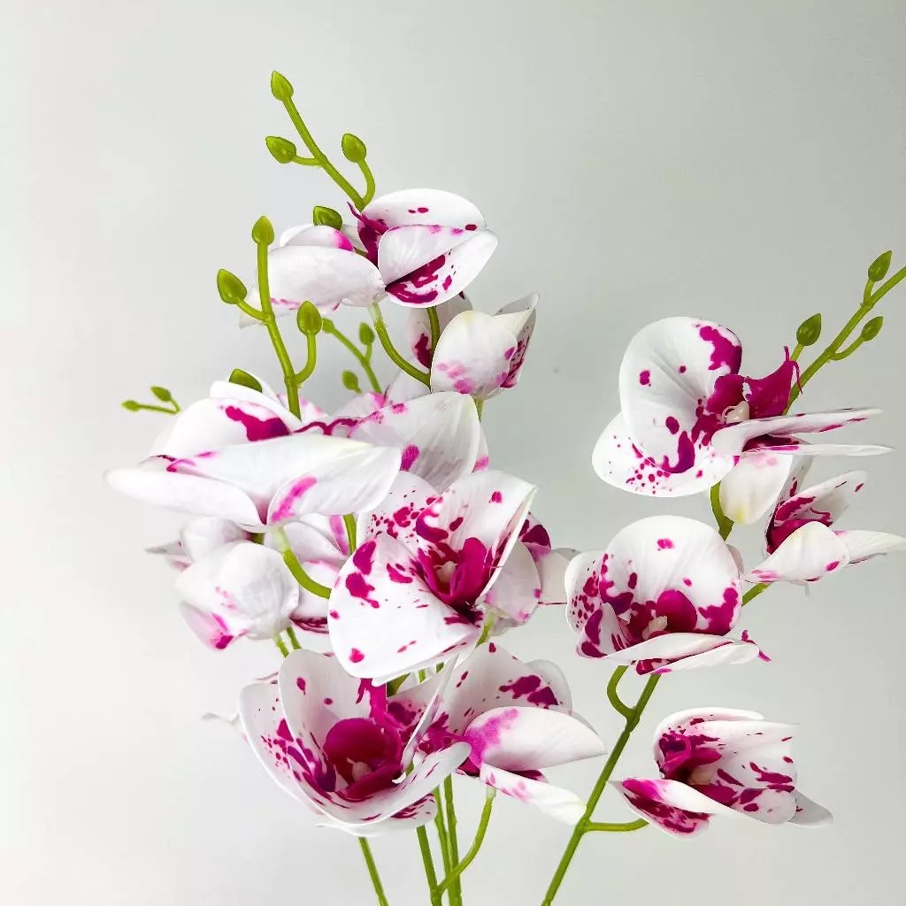 Buque de Orquídea Borboleta Artificial Flor Silicone P/ Casamento, Casa, Decoração - A-540 em Oferta na Shopee