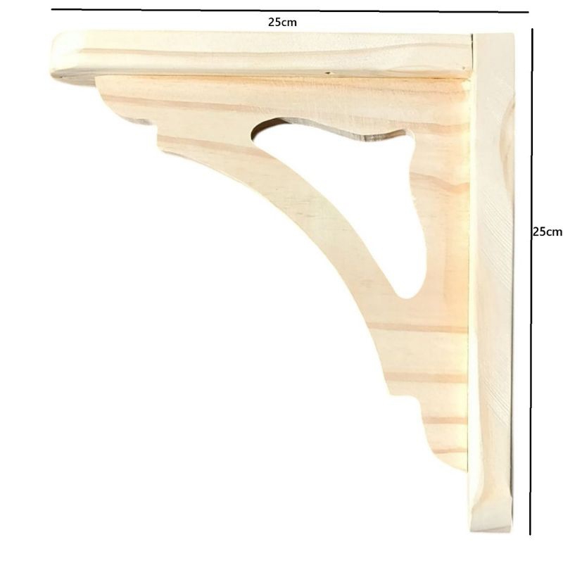 mão francesa de madeira / ótimo acabamento em Oferta na Shopee