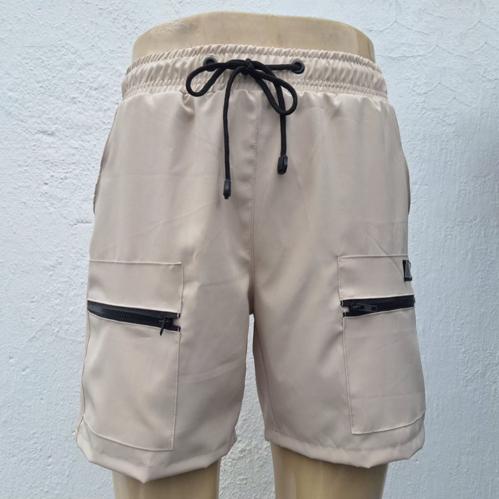 Short Bermuda Tactel Elastano Premium | Short Cargo Praia Academia