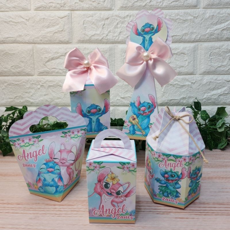 Stitch Kit Personalizado l Kit Festa l Lembrancinha l Aniversario l Caixinhas Personalizadas l Festa Infantil
