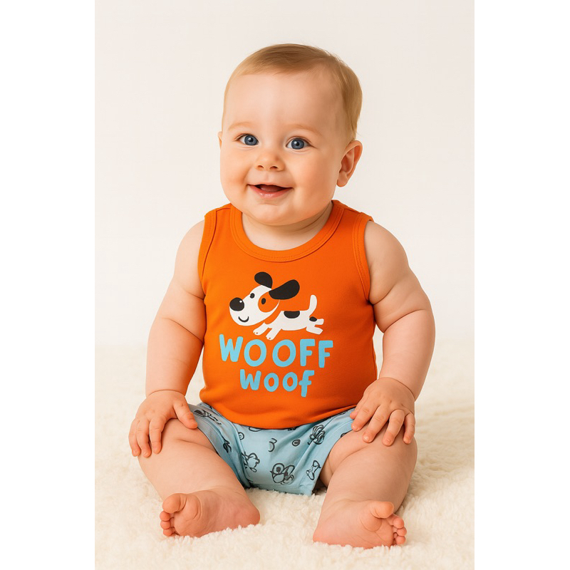 ENVIO EM 24H -Conjunto Infantil Verão Menino - tamanho P, M, G - Camiseta Estampada + Short Confortável