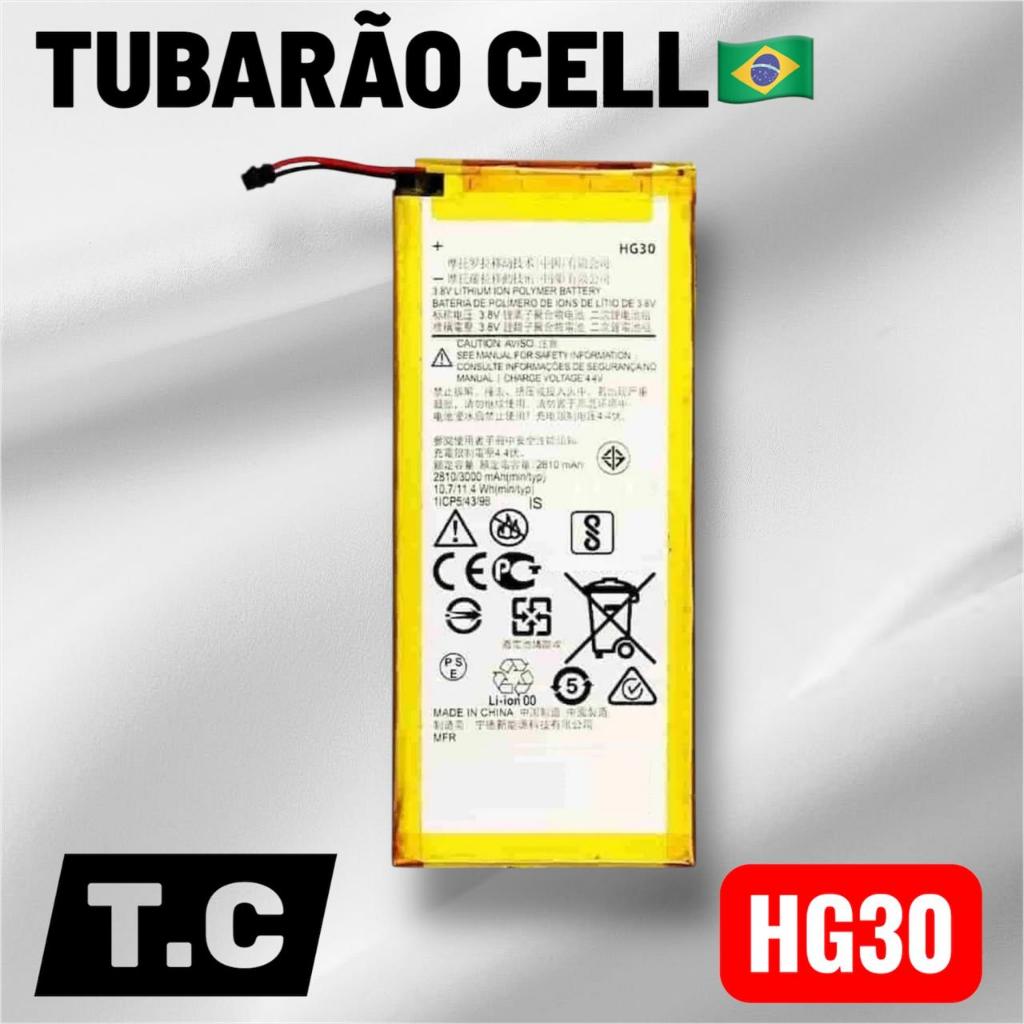 BAT COMPATIVAL G5S \ G5S PLUS \ G6 (HG30) ORI 100% NOVA COM GARANTIA 30 DIA