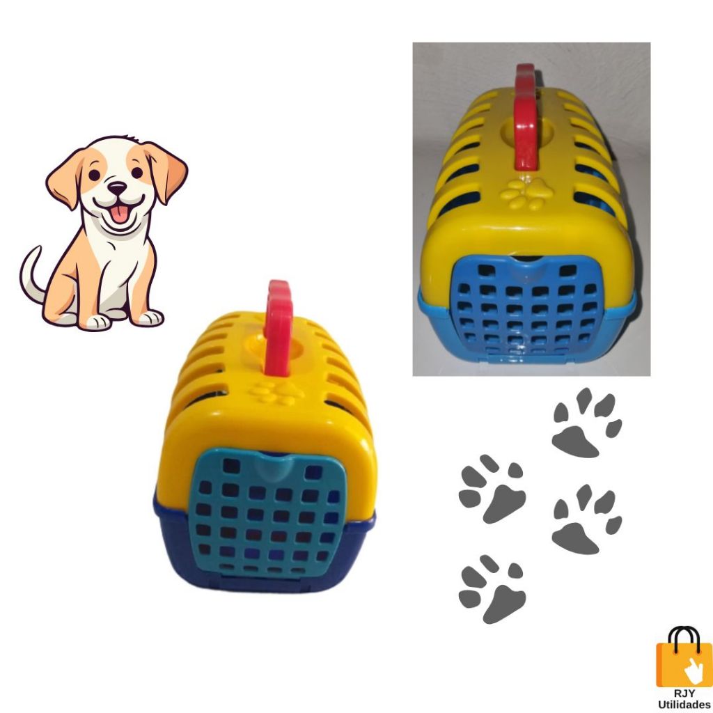 Brinquedo Maleta De Transporte Pet Gato Cachorro Passarinho Capivara Bicho de Pelúcia Diversos