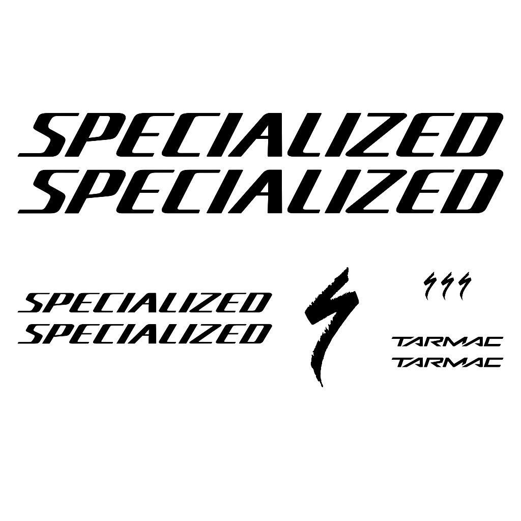 Adesivos Vinil Semibrilho para quadros Specialized Tarmac Bike Bicicleta