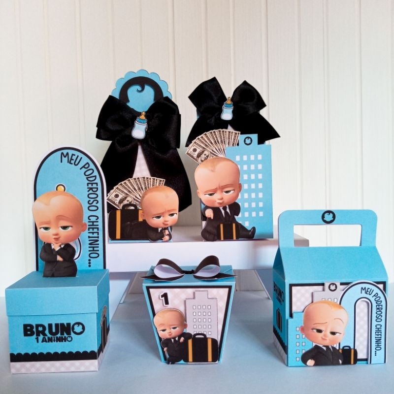 Kit Festa PEGUE E MONTE Poderoso Chefinho - Caixinhas Personalizadas Lembrancinhas Personalizadas