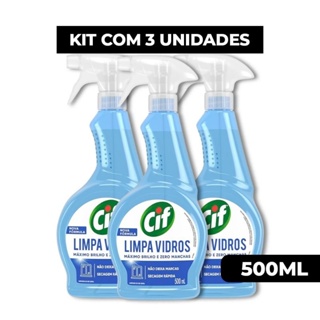 CIF Limpa Vidros Gatilho 500ml tira manchas blinda contra marcas em Oferta na Shopee