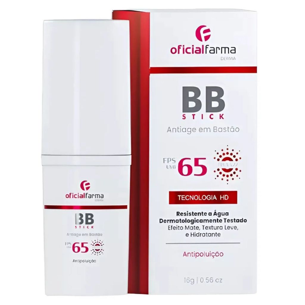 BB STICK PROTETOR SOLAR COM BASE FPS 65 - COR BRONZE - ÁRAGO/OFICIAL FARMA 16g