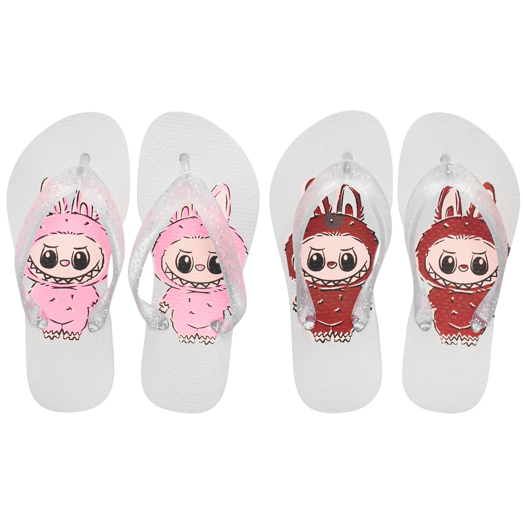 Kit Chinelo Infantil de Menina Urso Lafufu em Oferta na Shopee