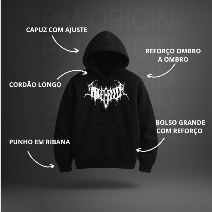 Moletom Ghostemane Oficial 100% Algodão - Conforto e Estilo Gótico Único