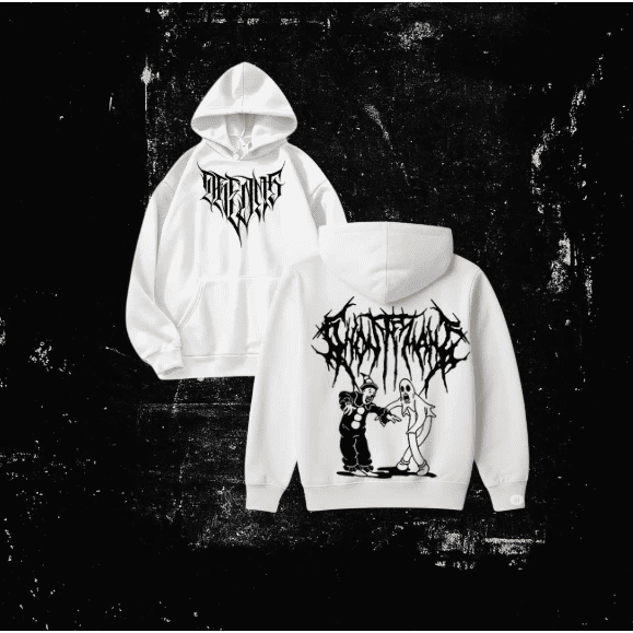Moletom Ghostemane Oficial 100% Algodão - Estilo Conforto Único (Branco ou Preto)