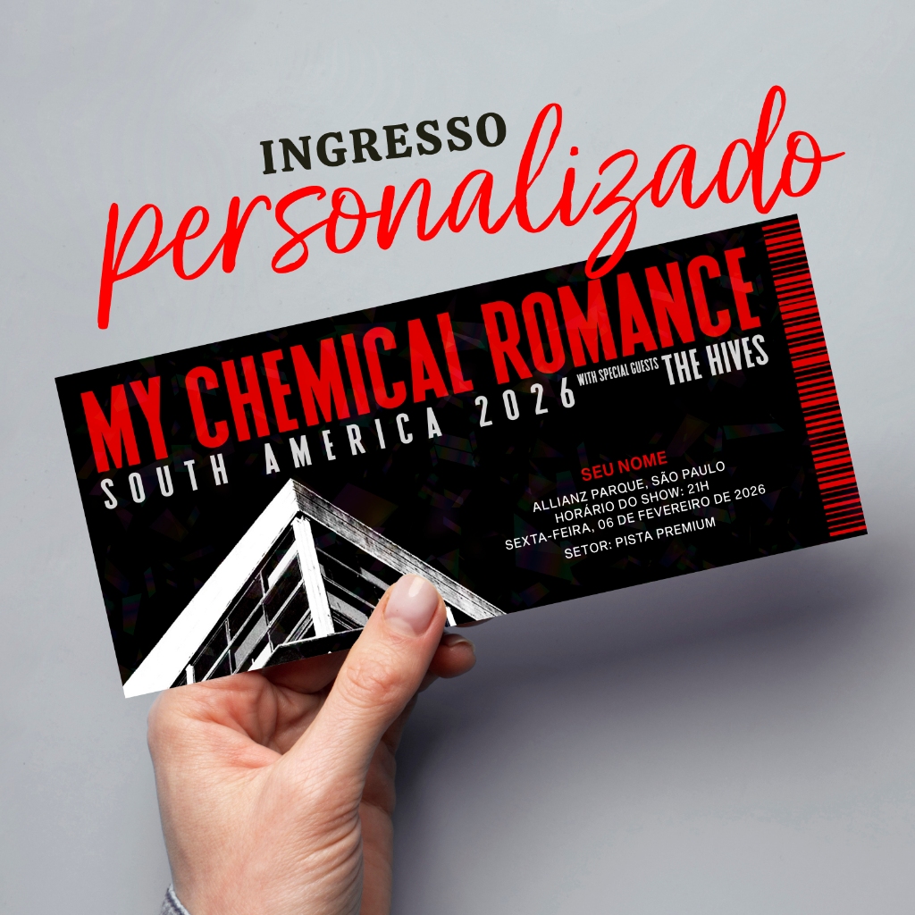 Item colecionável personalizado - My Chemical Romance 2026 Tour em Oferta na Shopee