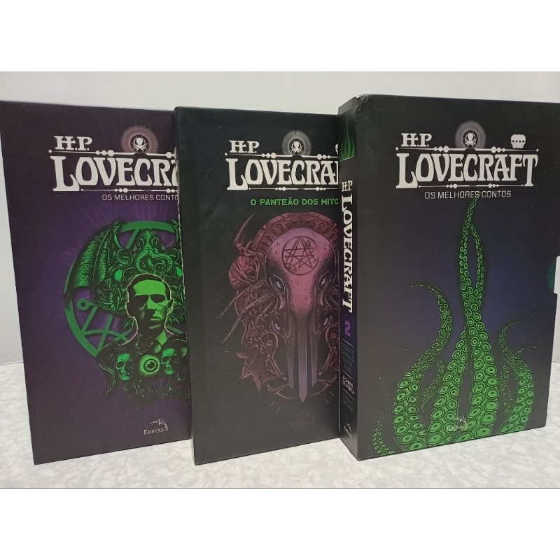 Box HP Lovecraft Os Melhores Contos 1 e 2 o Panteão dos Mitos
