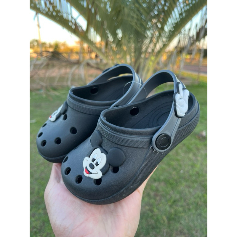 Babuche sandália papete personagem mickey mouse super confortavel e macia