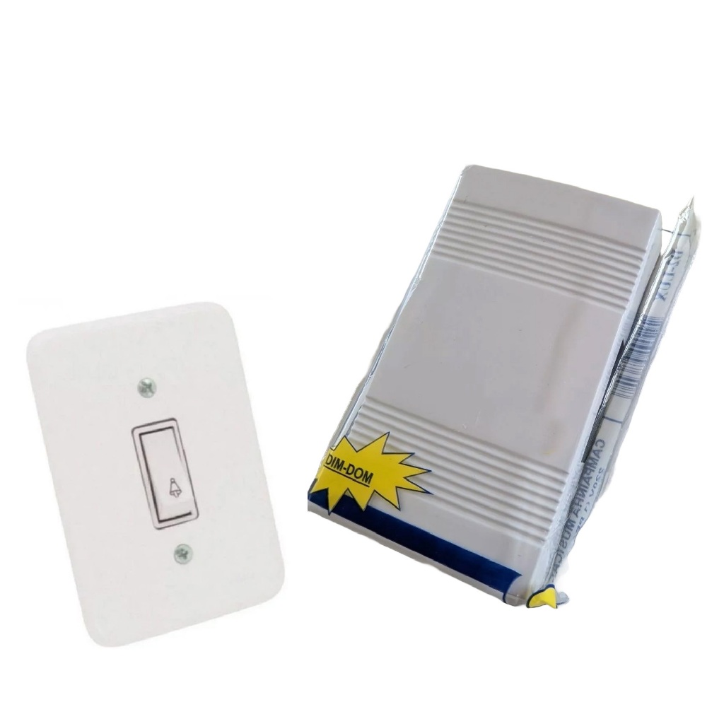 Campainha Musical  Ding Dong com Botão para Porta