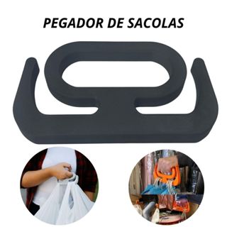Suporte Pegador de Sacolas 16x9cm – Mais Conforto ao Carregar Compras em Oferta na Shopee
