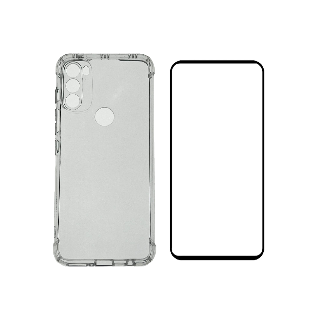 Capa Anti Impacto Para Moto G31 + Pelicula De Vidro 3D anti impacto Shock queda em Oferta na Shopee