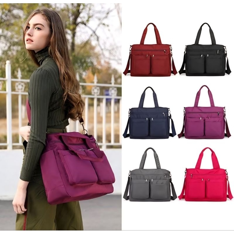 Bolsa transversais Grande Feminina Impermeável  para academia viagens em Oferta na Shopee