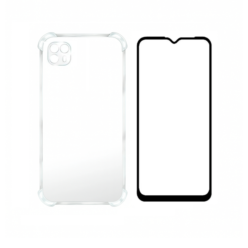Capa Anti Impacto Para Moto G50 5G + Pelicula De Vidro 3d (Anti queda shock )