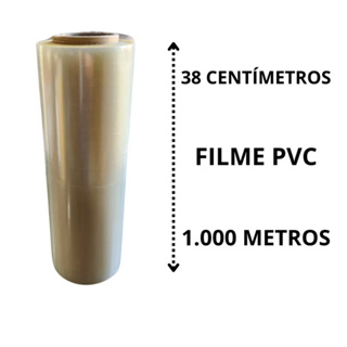 Rolo Filme PVC 1000m Plastico Esticavel Super Resistente Embalagem Alimentos em Oferta na Shopee