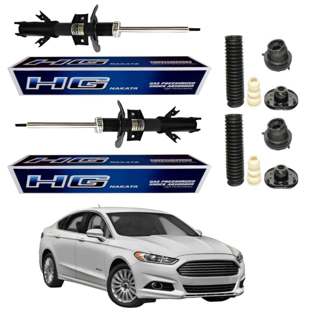 PAR AMORTECEDOR DIANTEIRO FUSION 2013 A 2019 NAKATA + KIT