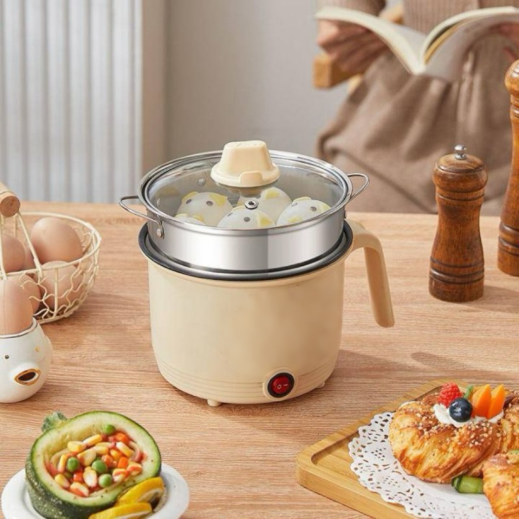 Mini Panela Elétrica Antiaderente Multifuncional Para Doméstico 110V/220V em Oferta na Shopee