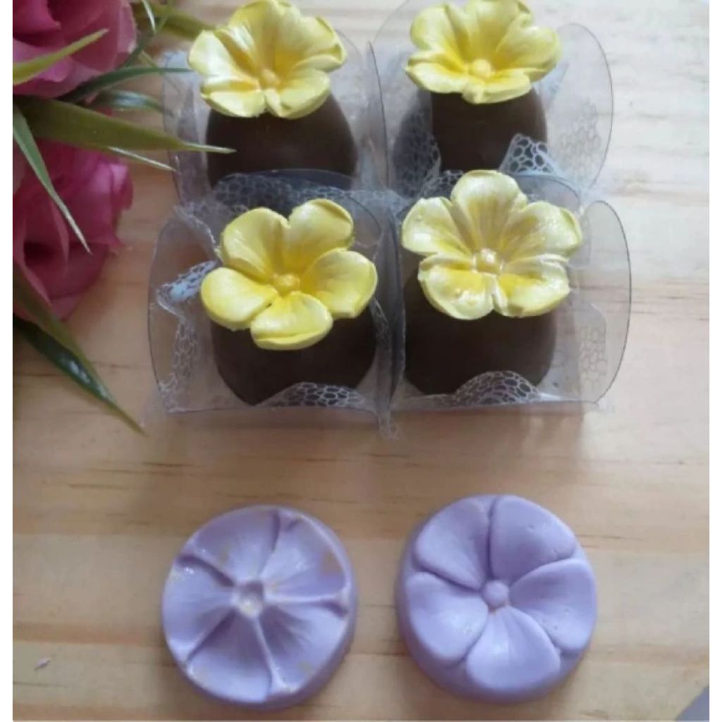 Mini molde frisador flor  dogwood para doces
