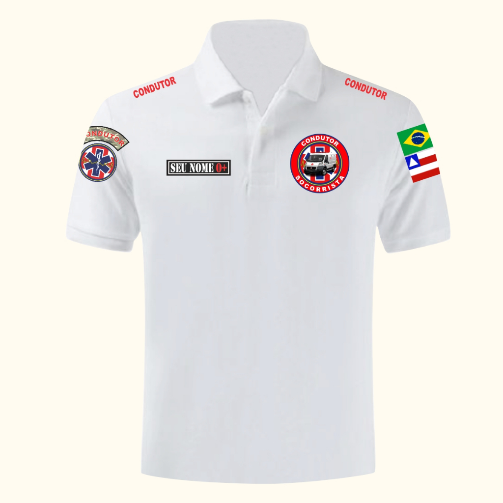 Camisa polo Profissional Estilo Condutor Motorista – Uso Diário em Oferta na Shopee