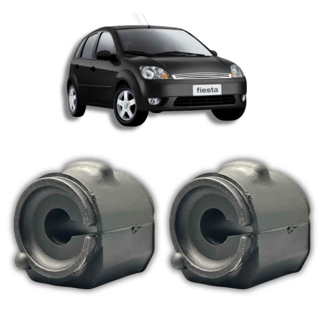 Par Bucha Barra Estabilizadora Dianteira Ford Fiesta 2002/... 12MM