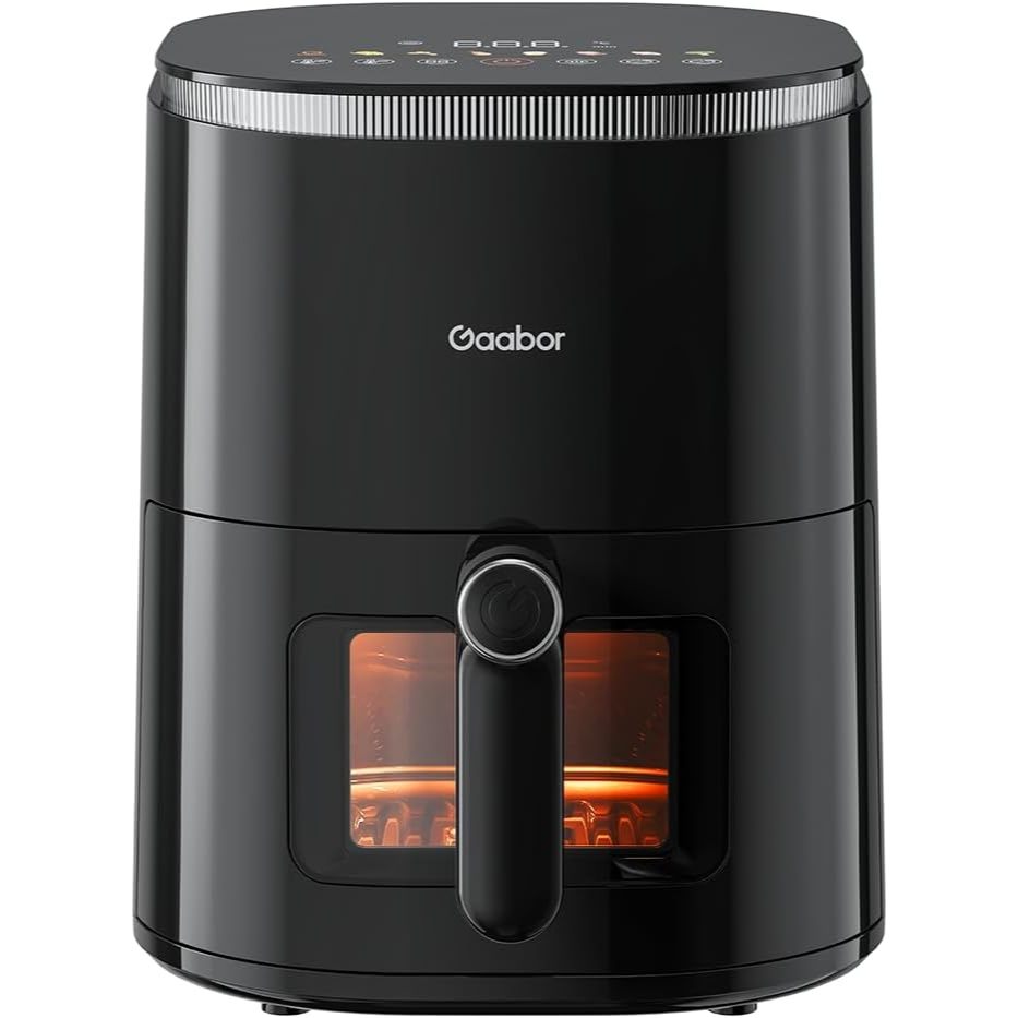 Fritadeira Elétrica Air Fryer Gaabor Duo Digital Touch sem Óleo 4.2L 127V/ 220V Preto