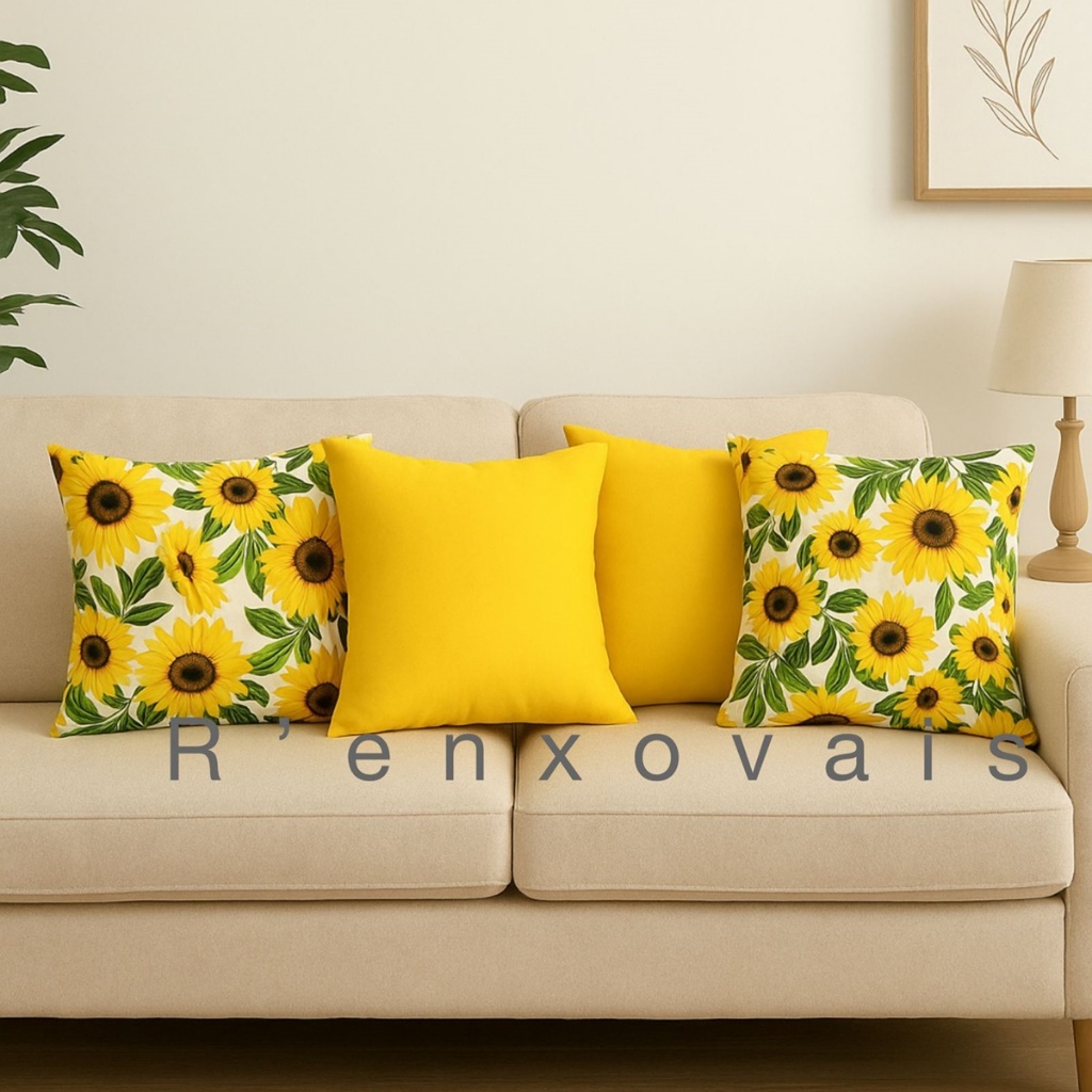 Capa Estampada p/ Almofada 45x45 Decoração Sofá Sala Quarto - 1 Peça Avulsa