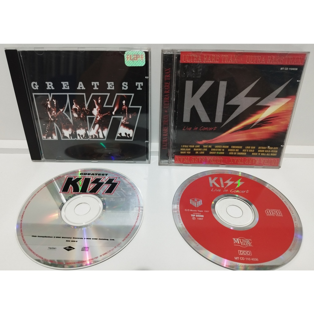 Lote 2 Cds Kiss - Rock - Nacionais (Usados)