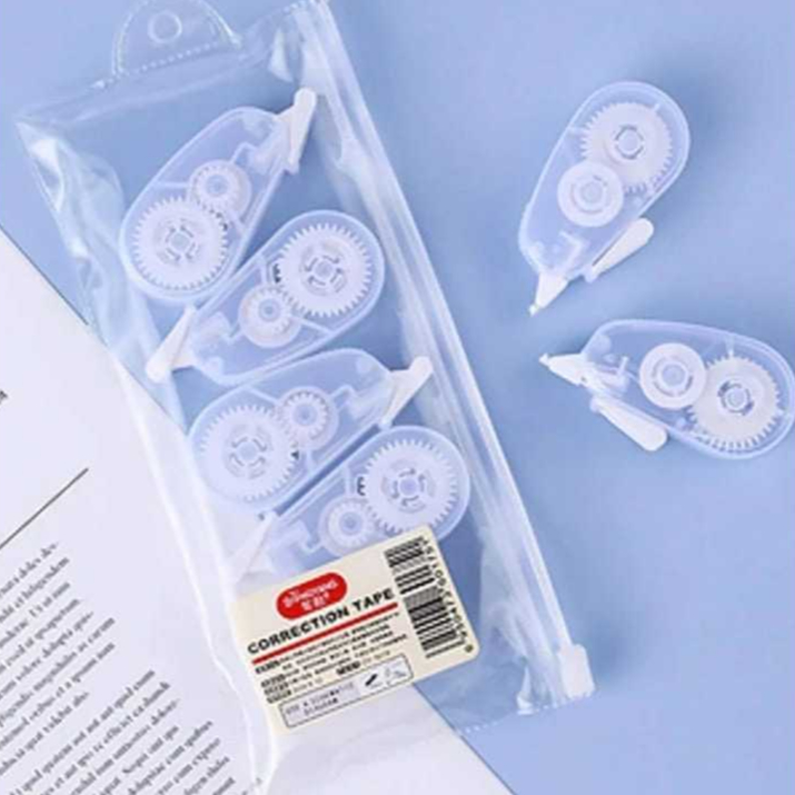 Kit com 6 Fita de corretivo corretiva Correção / 07x03cm / Papelaria Fofa em Oferta na Shopee