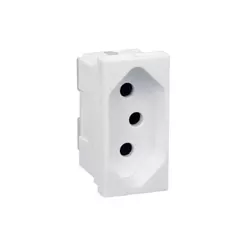 Modulo Tomada 2p+t 20a Branco Borne Parafuso Pial Plus