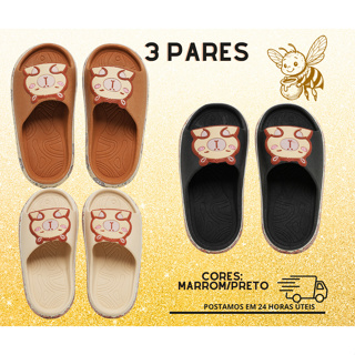 Chinelo Capivara Infantil - Conforto e Acabamento Premium em Oferta na Shopee
