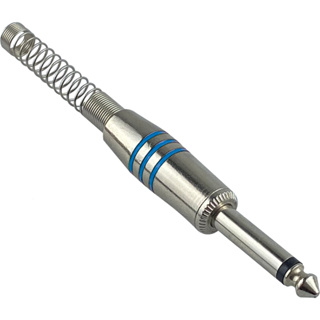 Kit 10 Conector Macho Plug P10 Mono Mola Metal em Oferta na Shopee