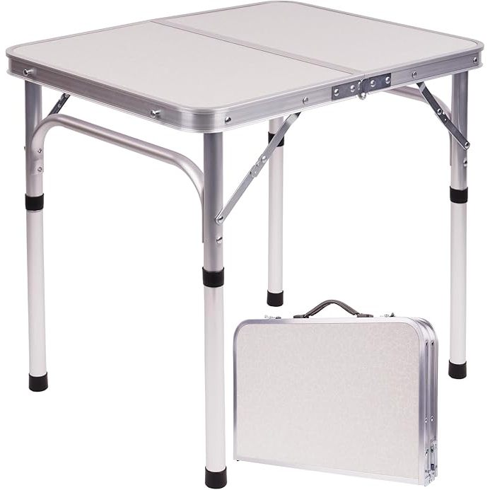 Mesa Portátil Dobrável Liga de Alumínio Mesa Leve Para Áreas Externas, Piquenique, Computador ZD-600
