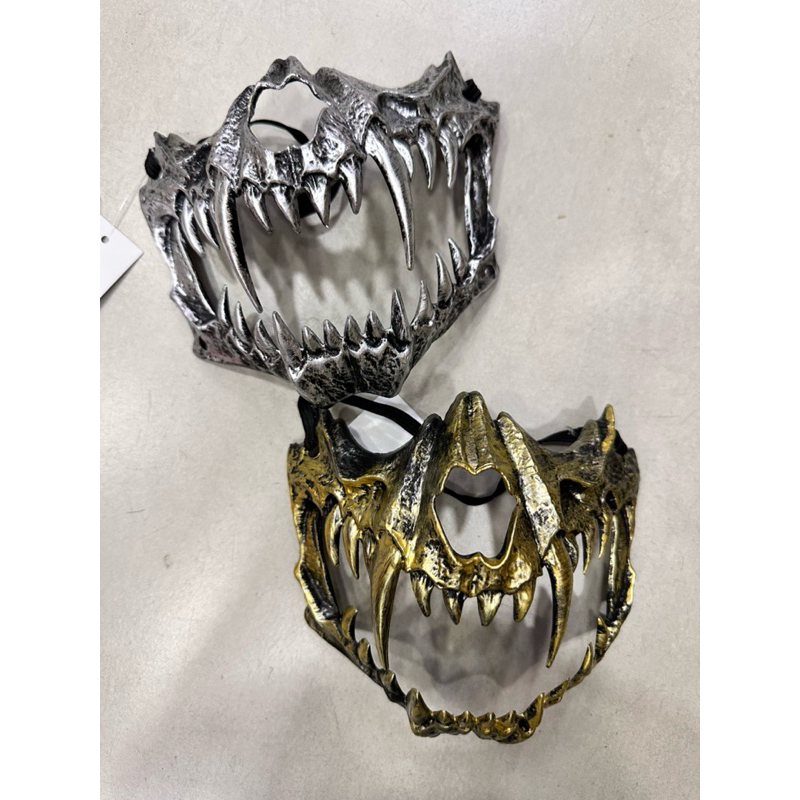 Máscara Boca Osso Animal - Halloween - Festa - Boca de Lobo em Oferta na Shopee