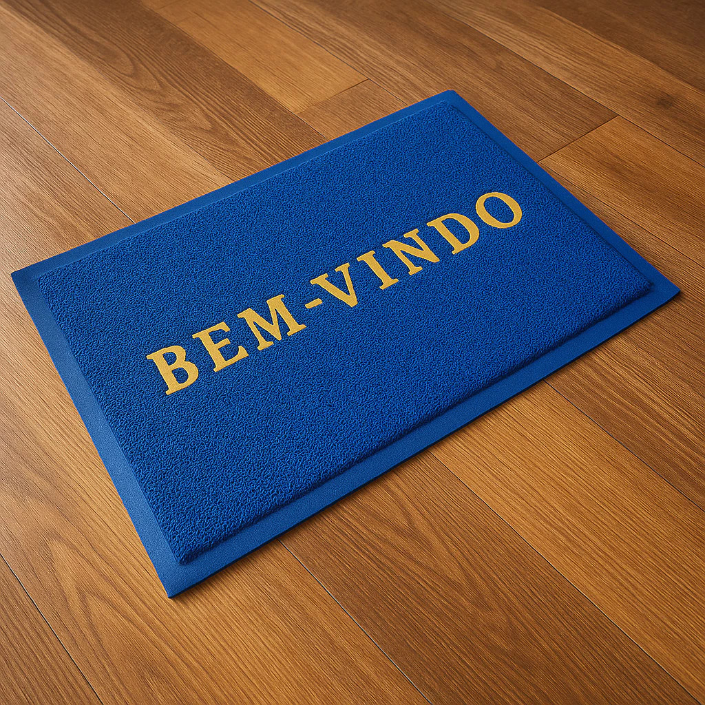 Tapete Capacho “Bem-Vindo” | Entrada Antiderrapante e Lavável em Oferta na Shopee