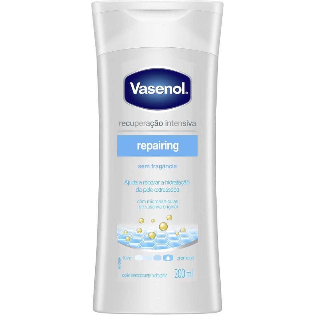 Hidratante Vasenol Recuperação Intensiva Reparadora 200ml em Oferta na Shopee