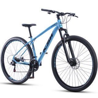 Bicicleta Bike Aro 29 Ksw Xlt100 21 Velocidades Marcha Aero Alumínio Freio a disco Suspensão Mtb