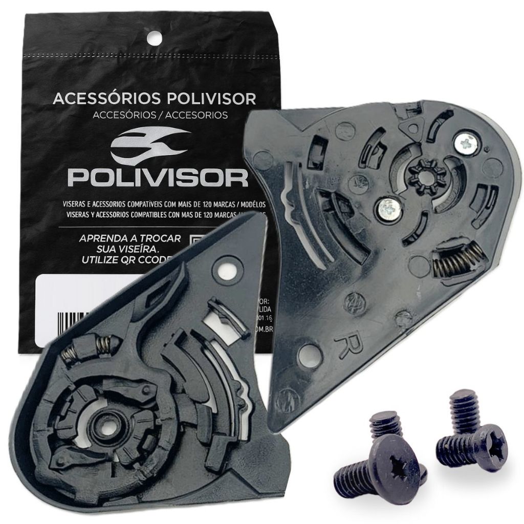 Kit Fixação Viseira Capacete Norisk FF 391 / FF 389 em Oferta na Shopee